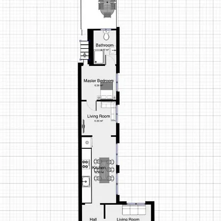Διαμέρισμα Central 4½ Bedroom Loft With Terrace *